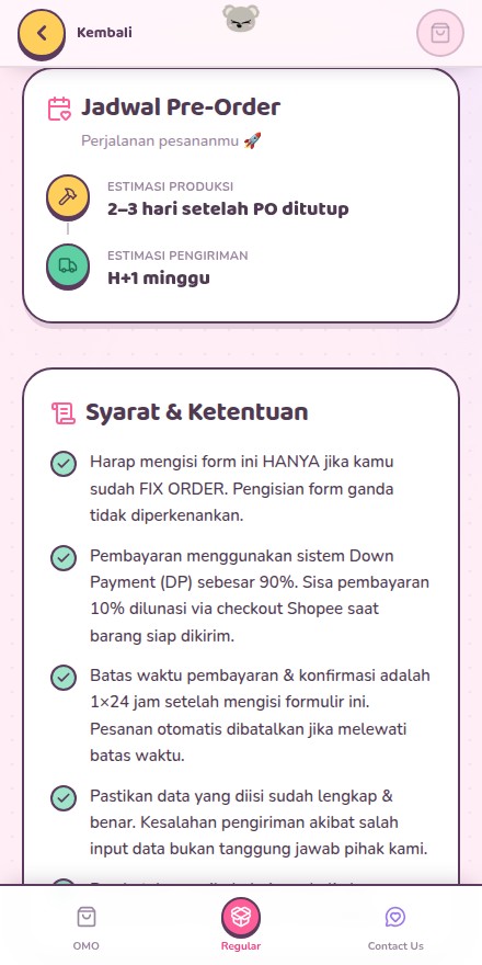 Sajangneeds × Kiyoo — Schedule & timeline