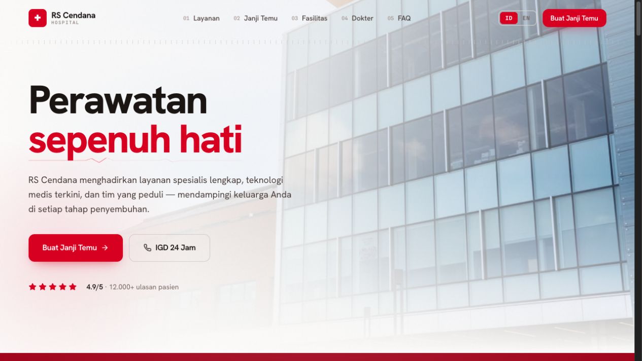 Preview website RS Cendana